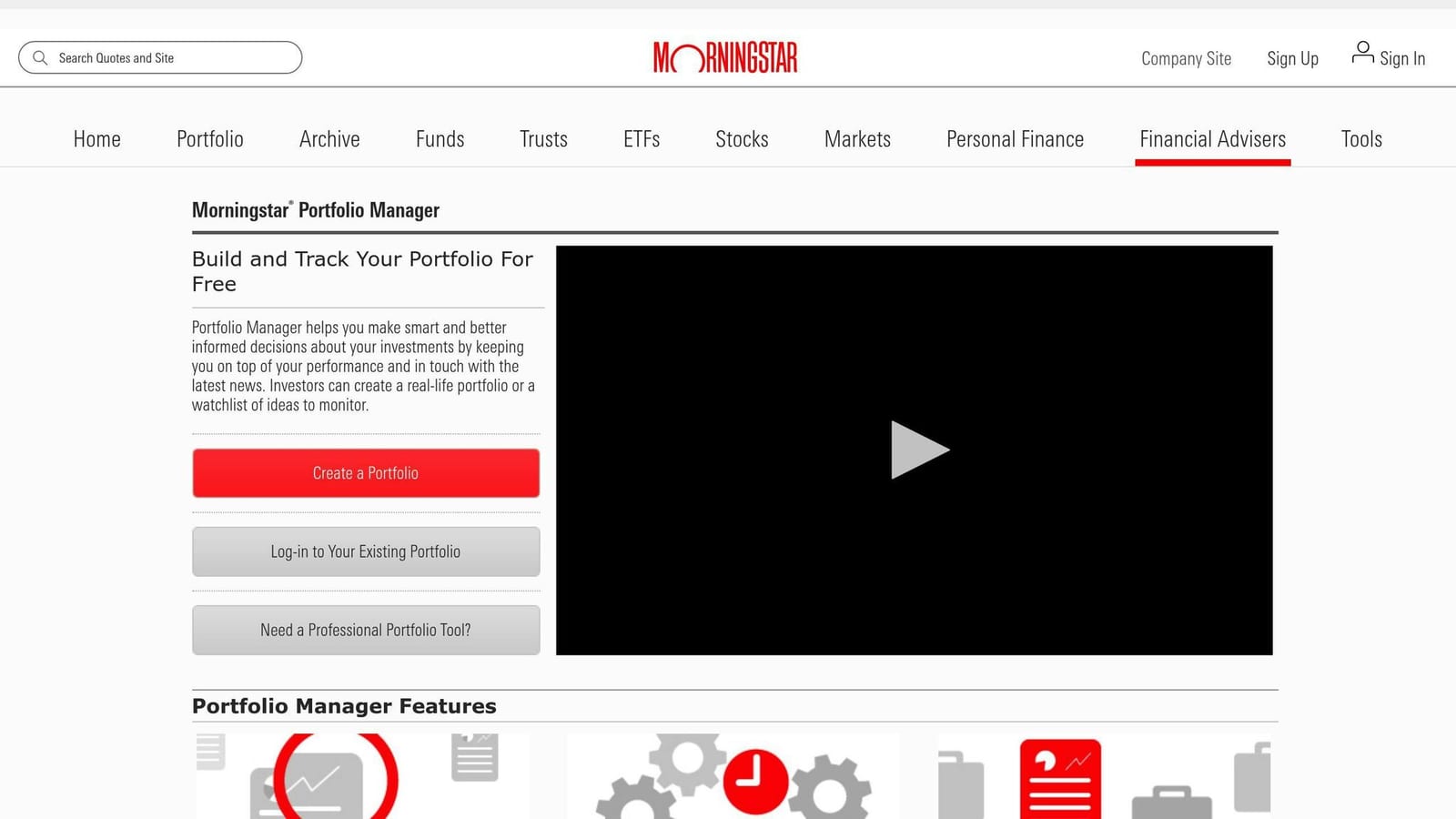 Morningstar Portfolio Manager