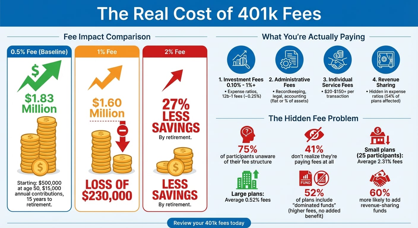 How 401k Fees Impact Your Retirement Savings Over Time