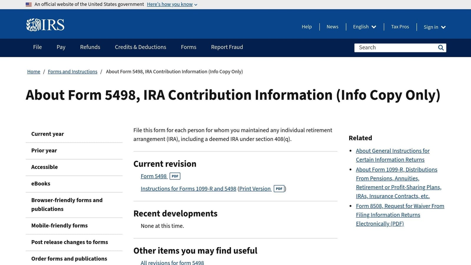 Form 5498