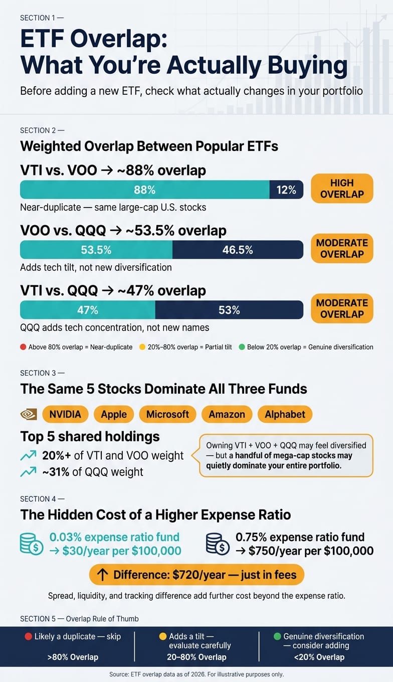 ETF Overlap & Cost: What Really Changes When You Add a New ETF