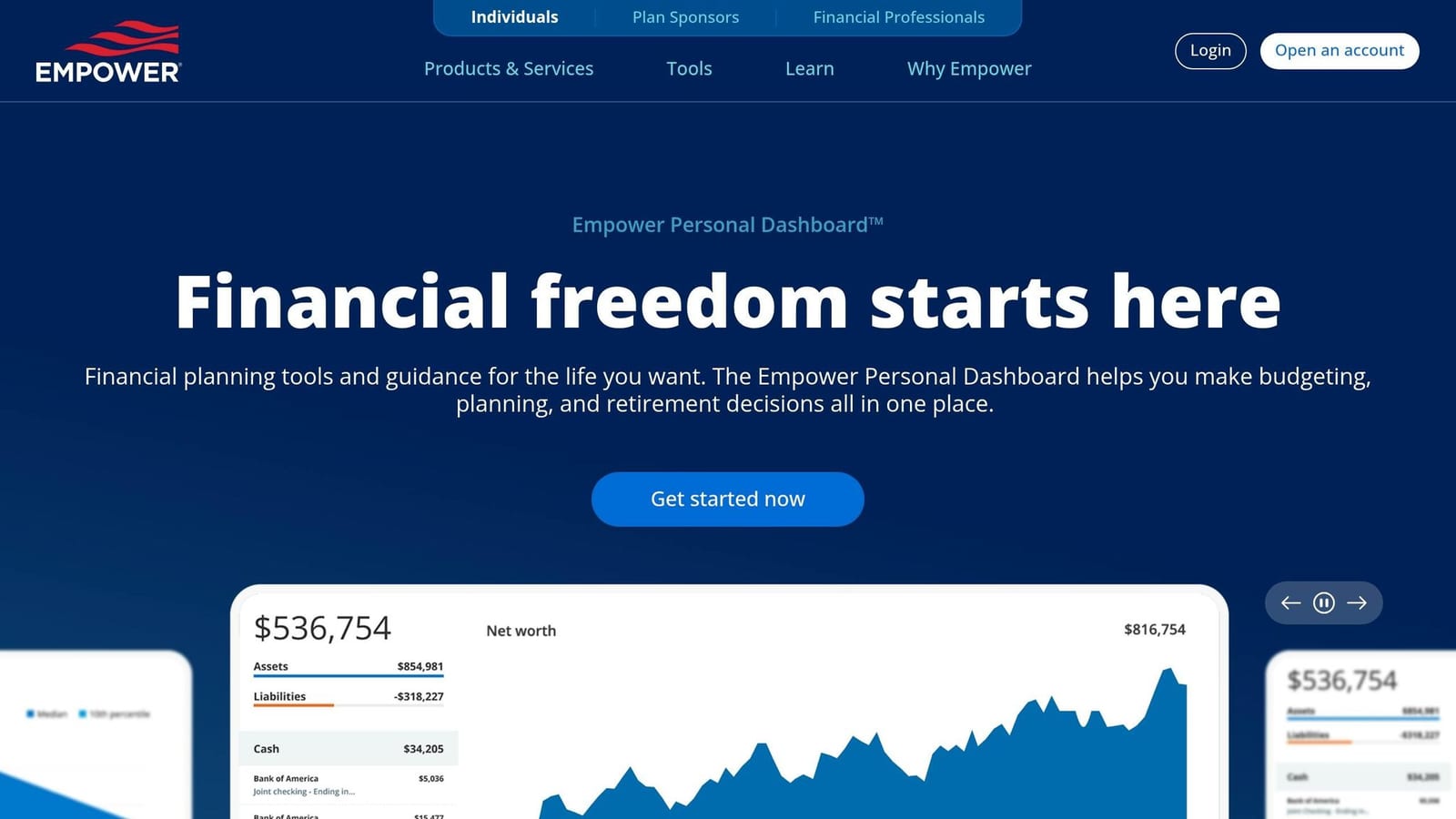 Empower Personal Dashboard