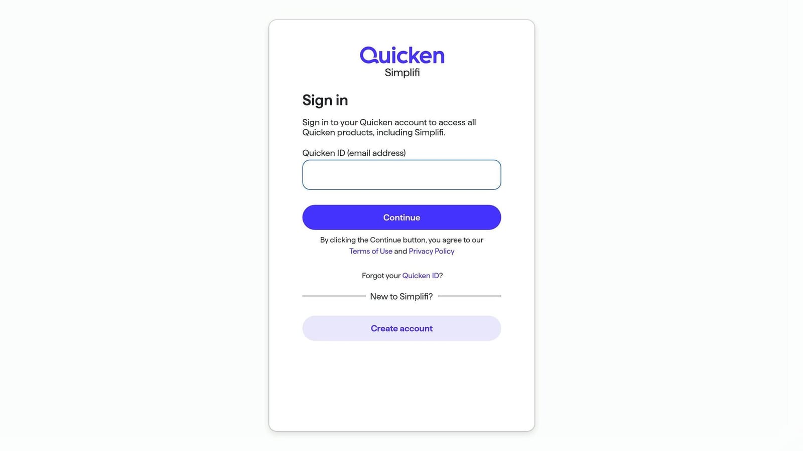 Quicken Simplifi