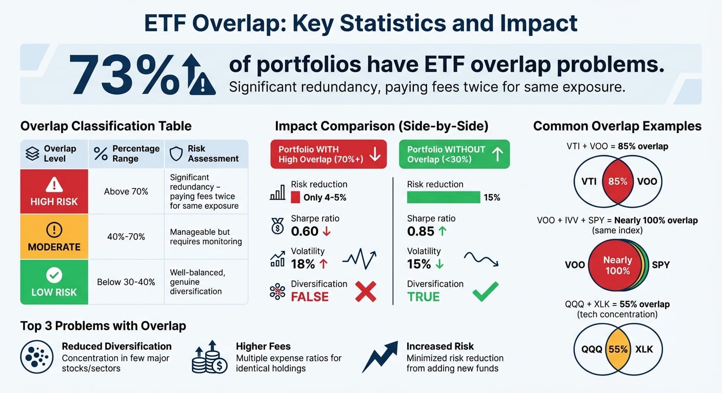 ETF Overlap Impact on Portfolio Risk and Diversification