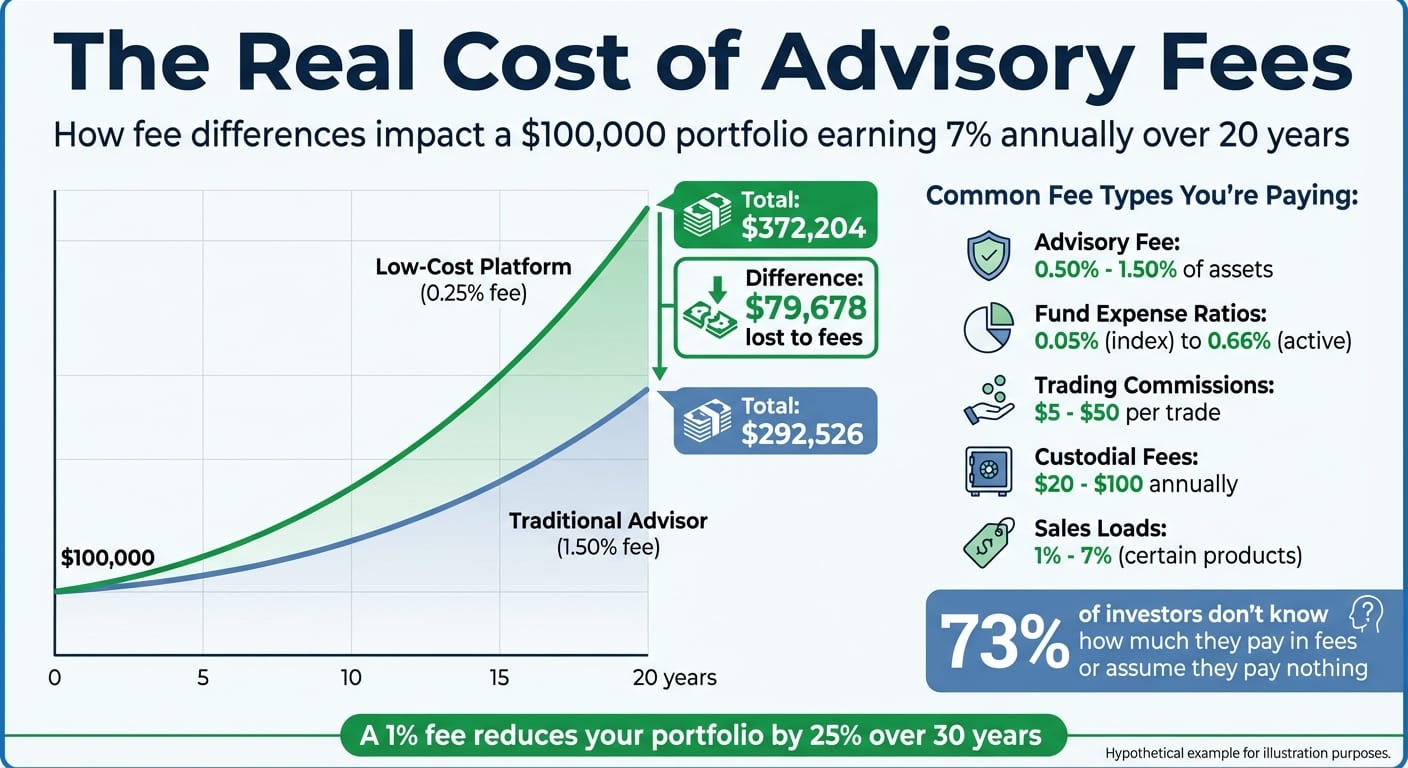 The Real Cost of Financial Advisor Fees Over 20 Years