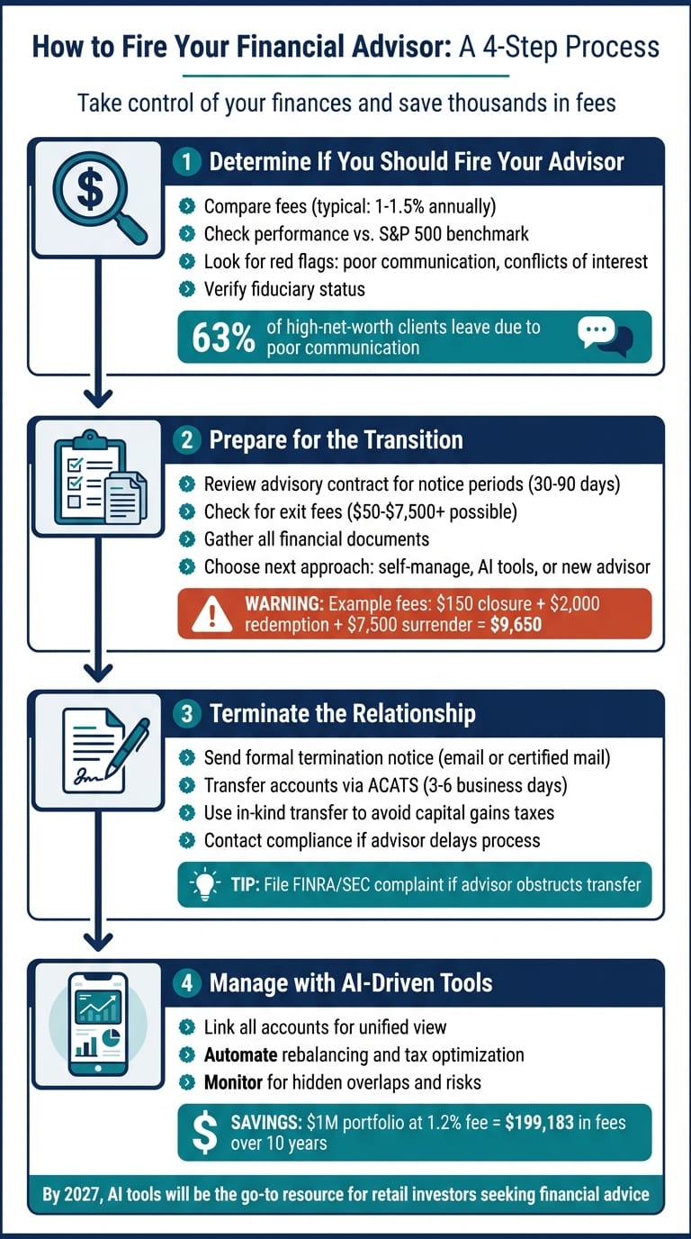4-Step Process to Fire Your Financial Advisor and Take Control