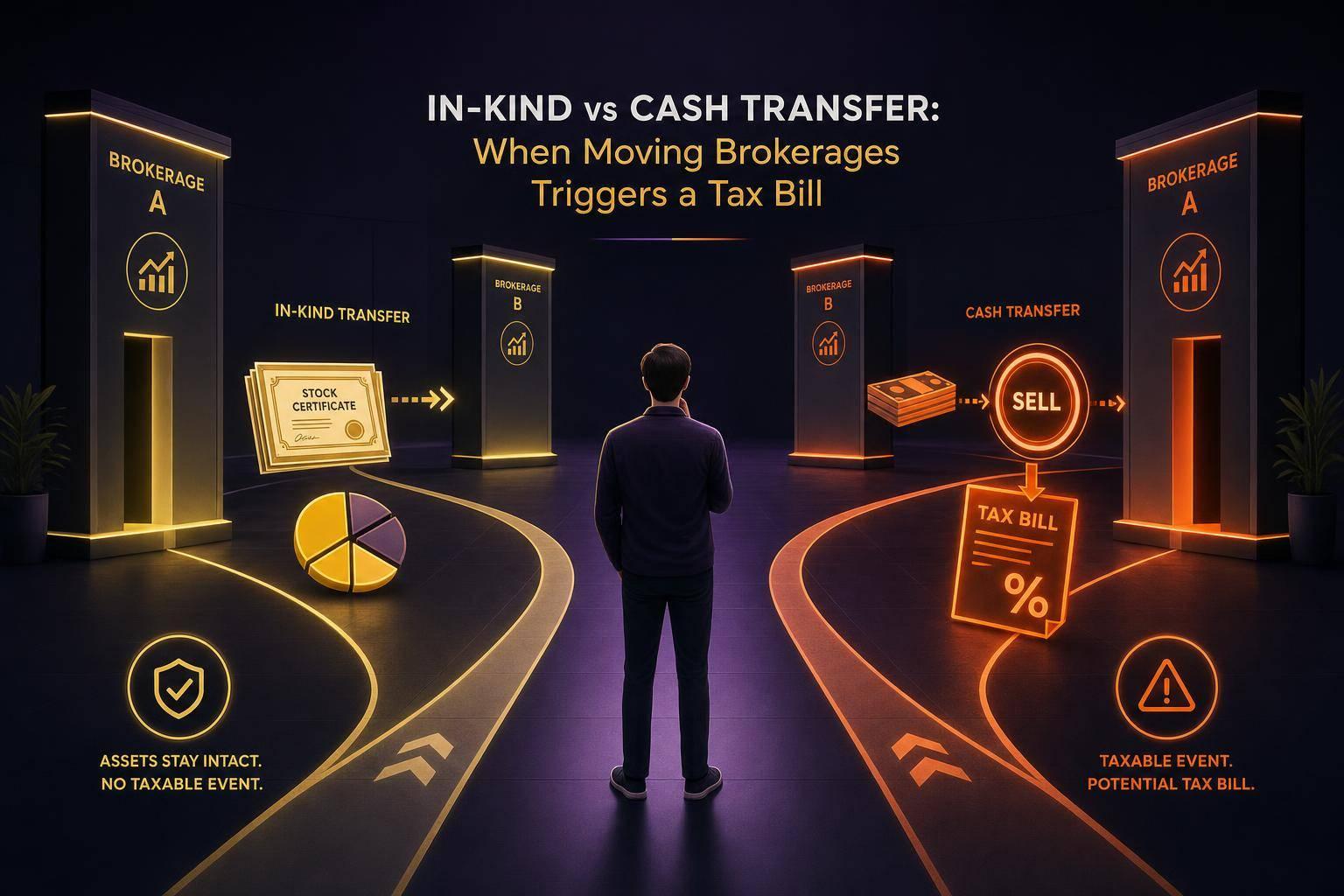 In-Kind vs Cash Transfer: When Moving Brokerages Triggers a Tax Bill