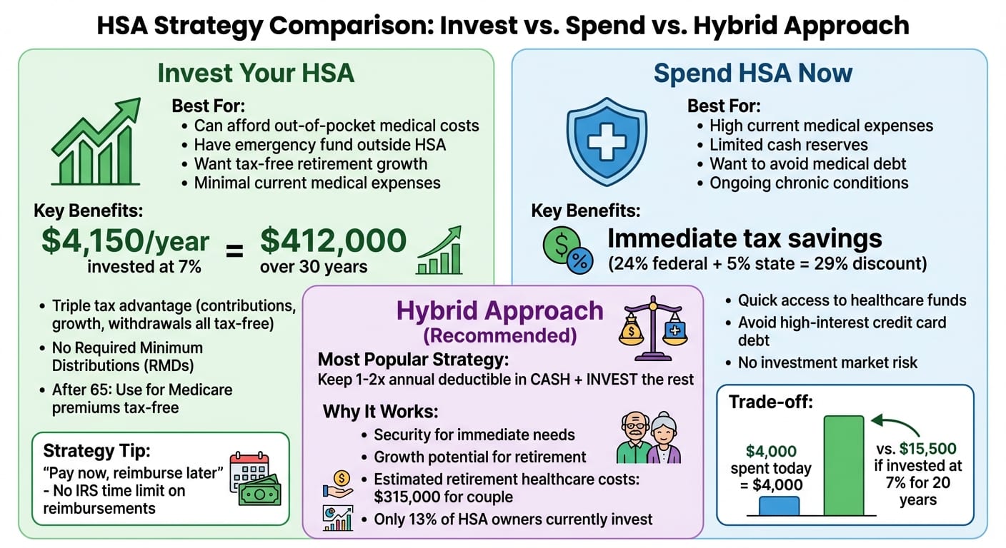 HSA Investment vs Spending Strategy Comparison