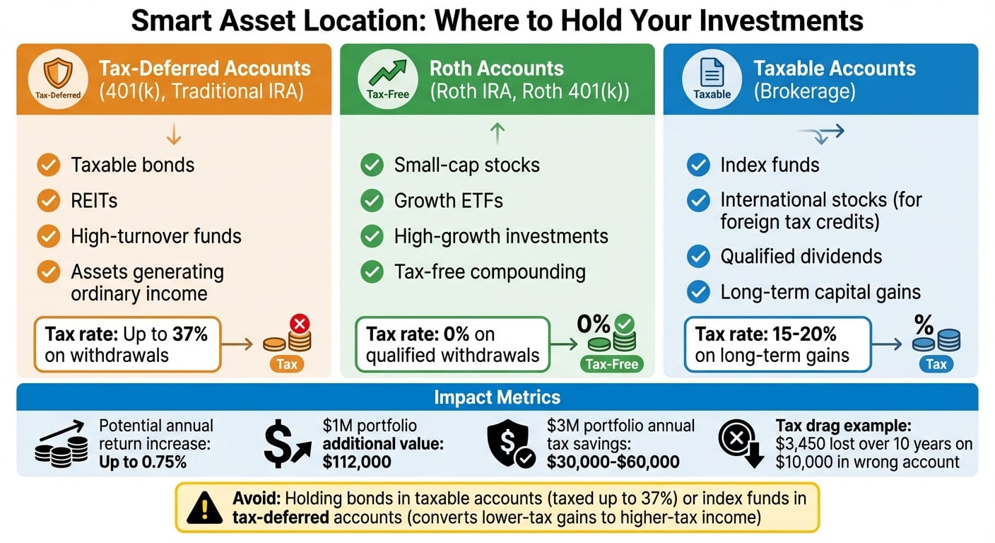 Tax-Efficient Asset Location Strategy for Retirement Accounts