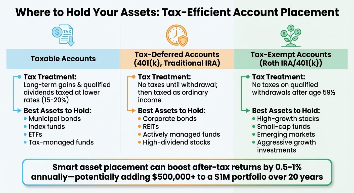Tax-Efficient Asset Location Guide for Retirement Accounts