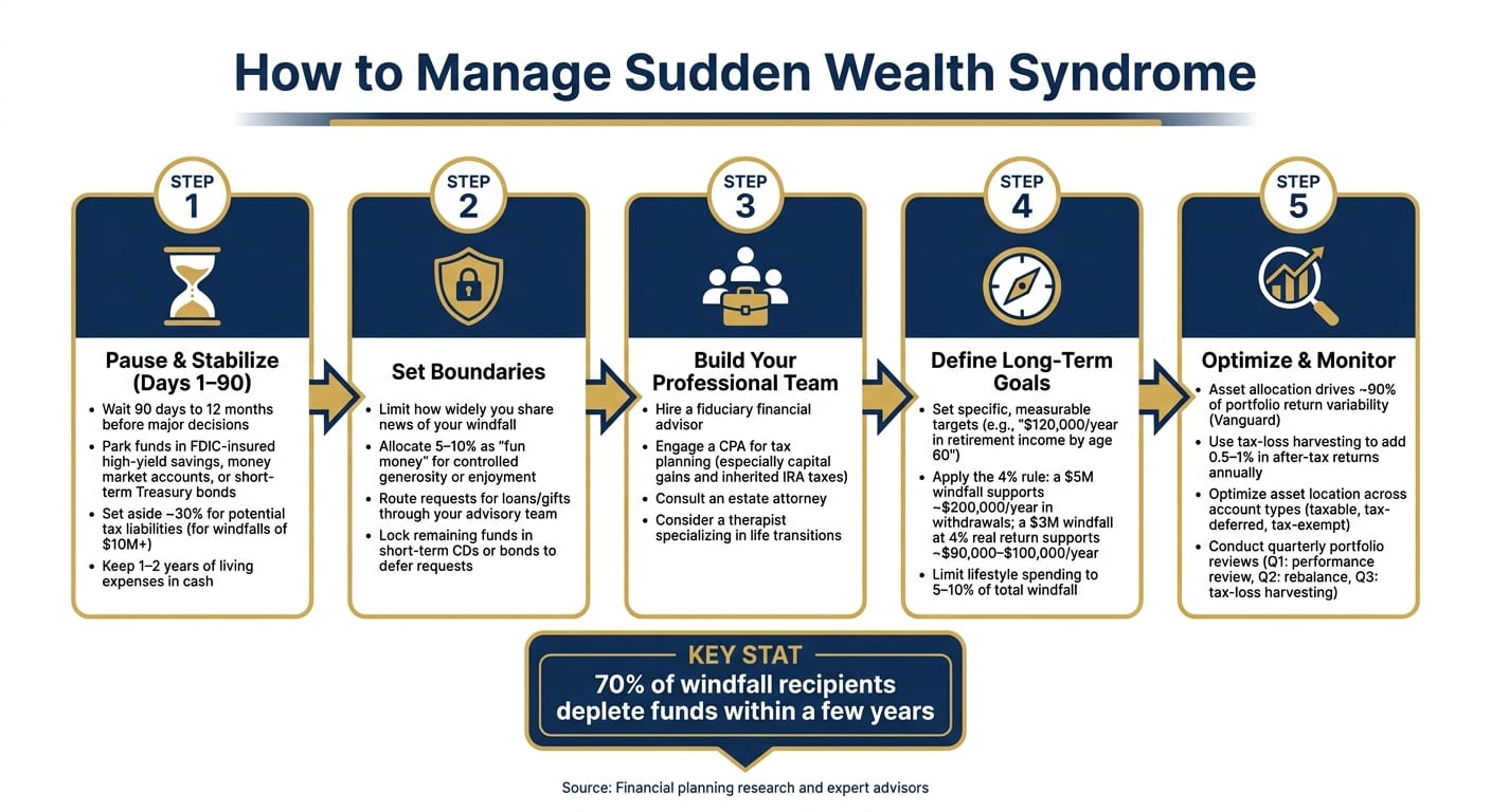 How to Manage Sudden Wealth Syndrome: A Step-by-Step Guide