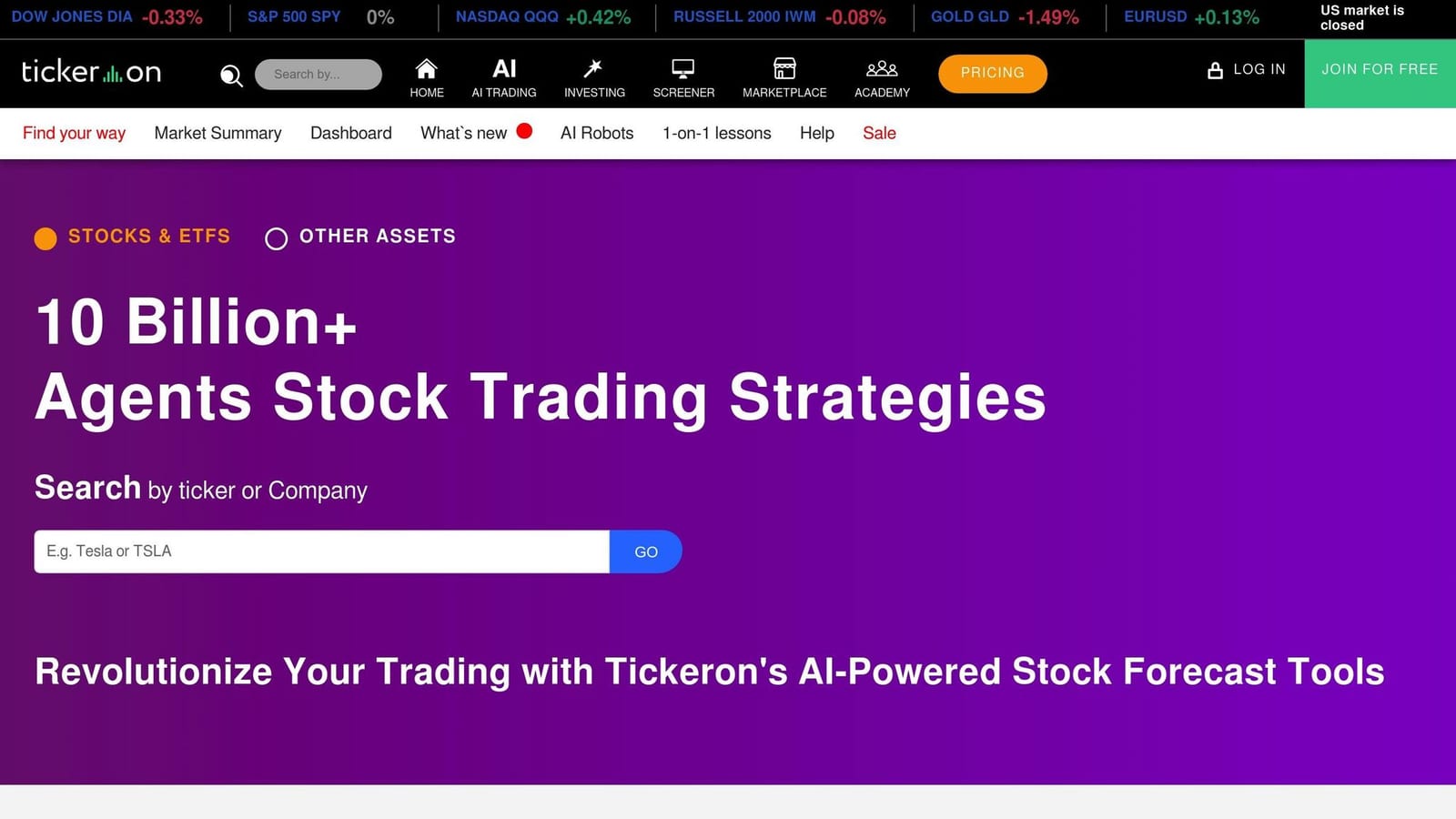 Tickeron