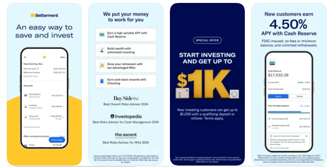 Betterment – Stress-free investing and saving